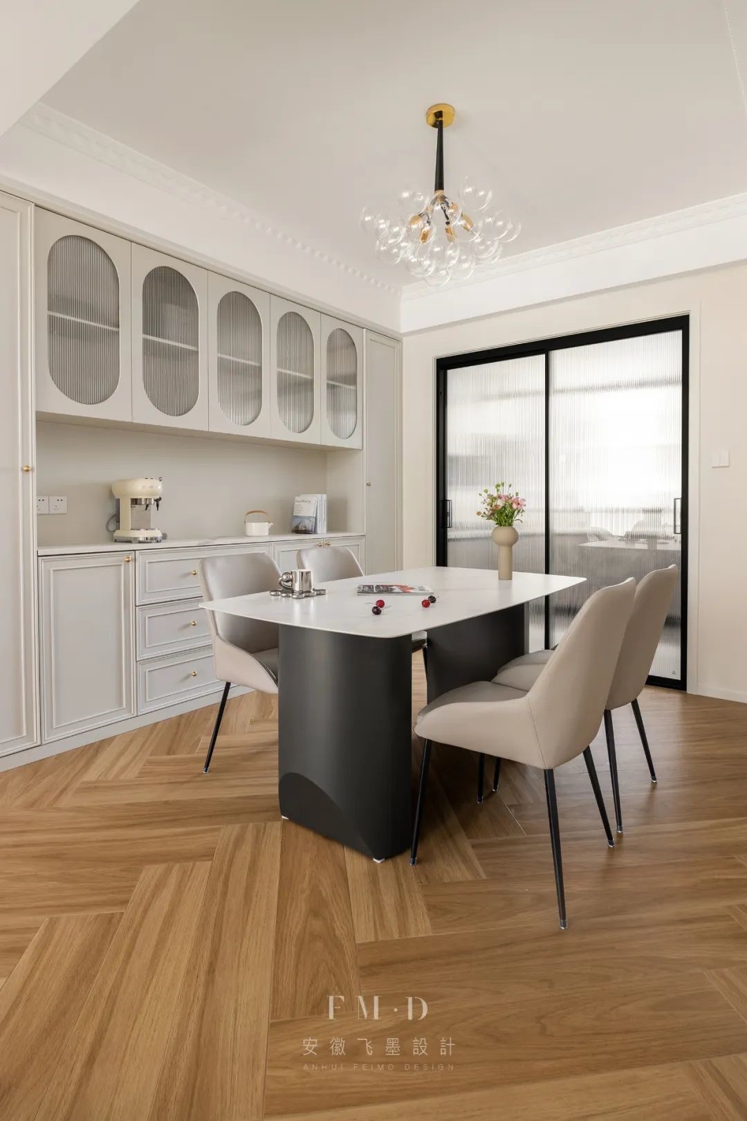 合肥金科博翠天辰 128㎡现代法式风精装房设计丨中国合肥丨安徽飞墨设计-15