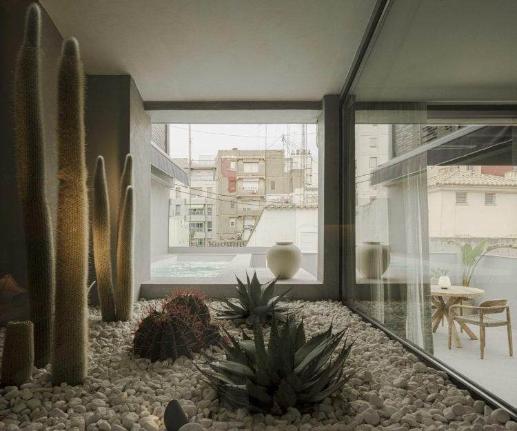 瓦伦西亚带泳池复式阁楼住宅项目丨西班牙丨CU4 Arquitectura-3