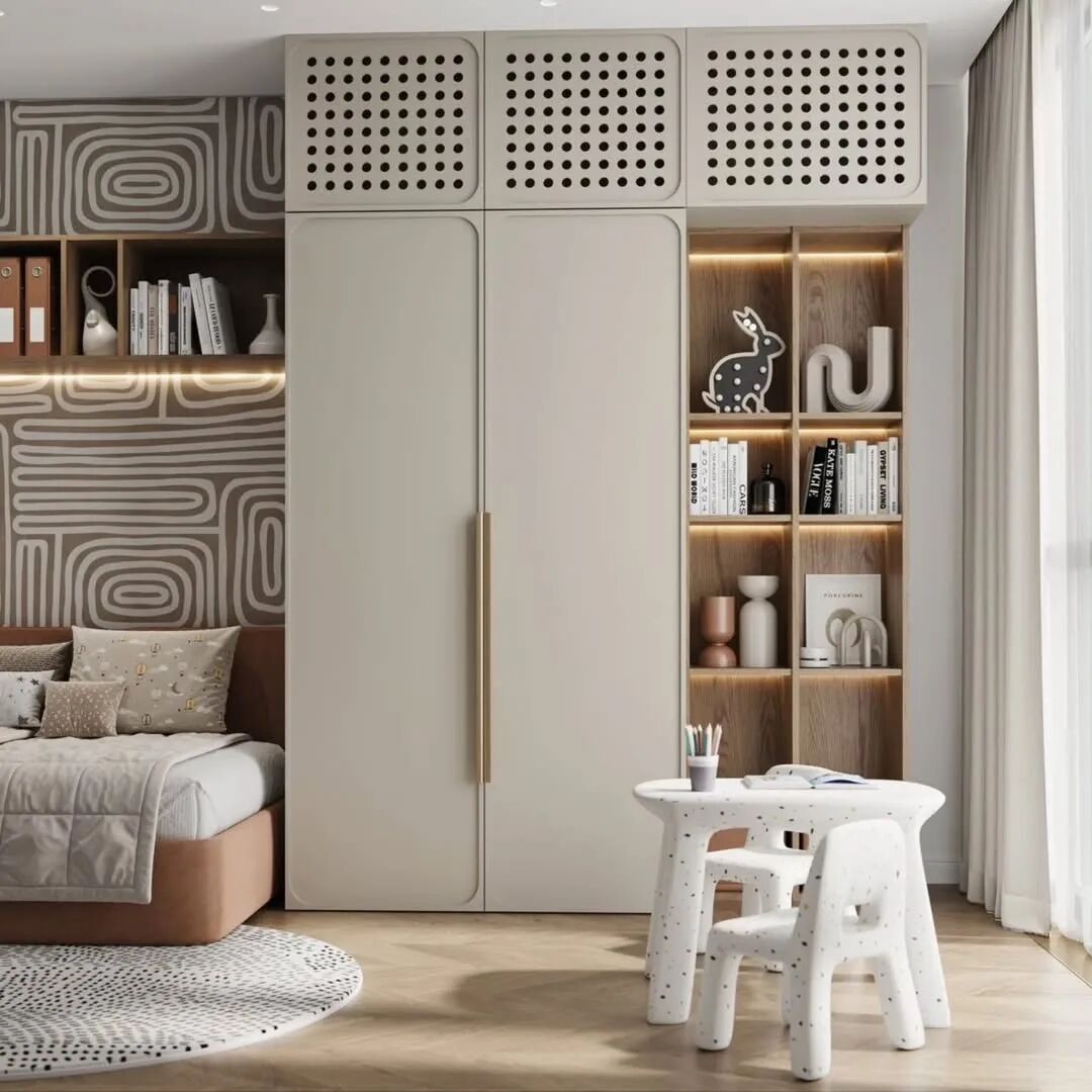 30款儿童房衣柜定制案例丨中国唐山丨业之峰-15