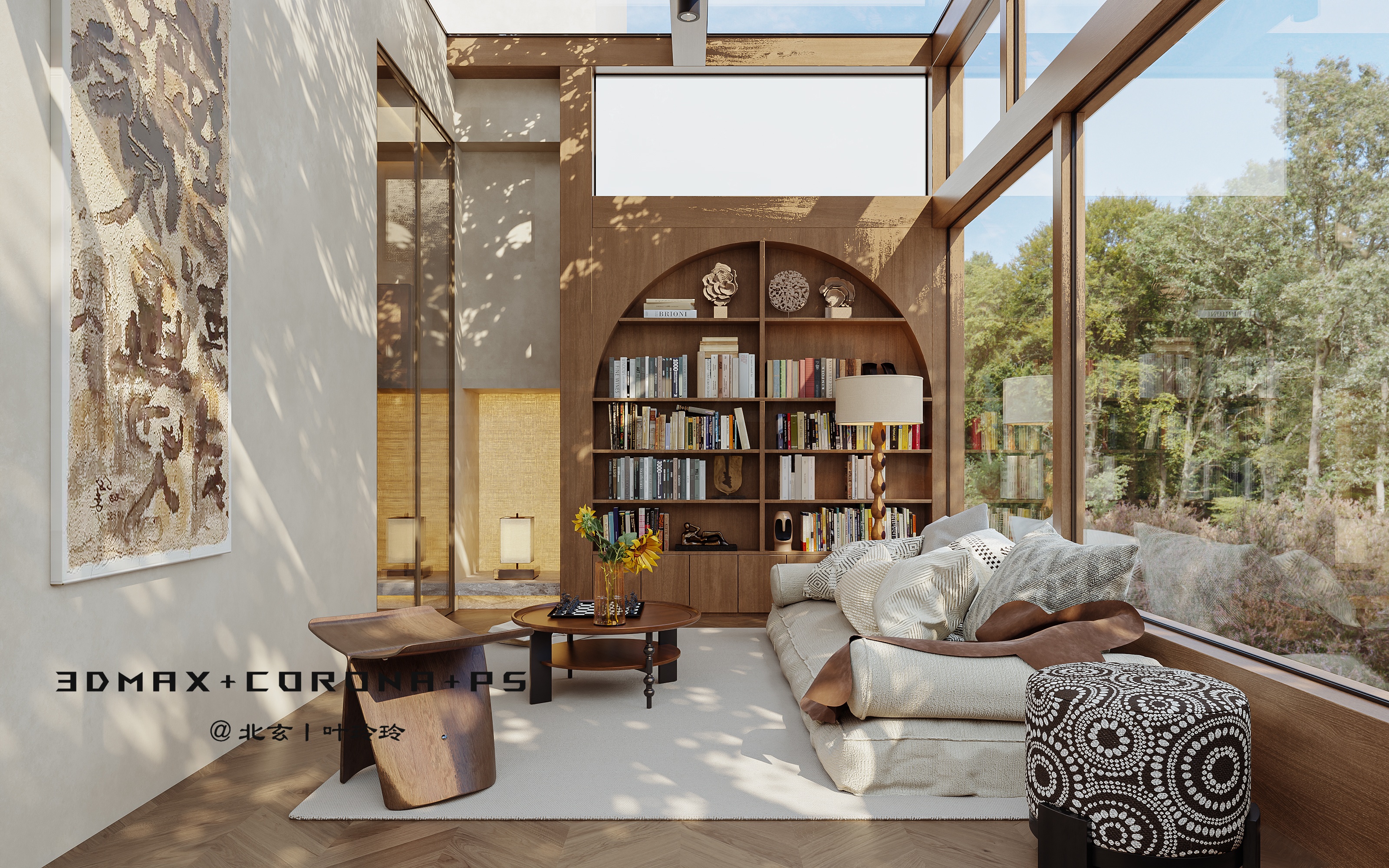 茶田乡野间的避世民宿设计-5