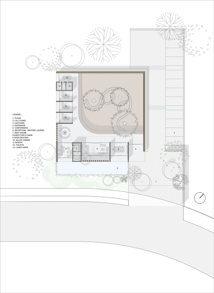 印度营销办公楼丨RA 设计工作室-34