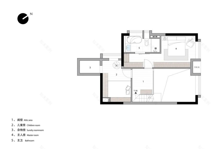 现代简约复式住宅的惊艳改造丨中国广州丨奕米設計工作室-34