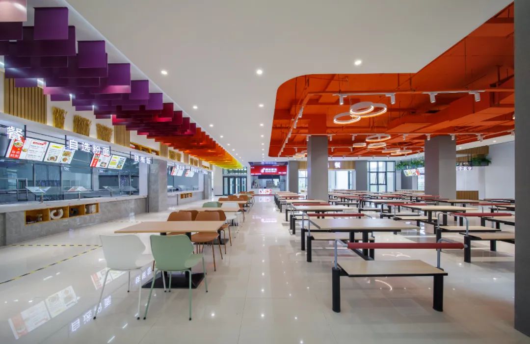 河南工业大学餐厅丨中国郑州丨晓寒建筑空间设计-22