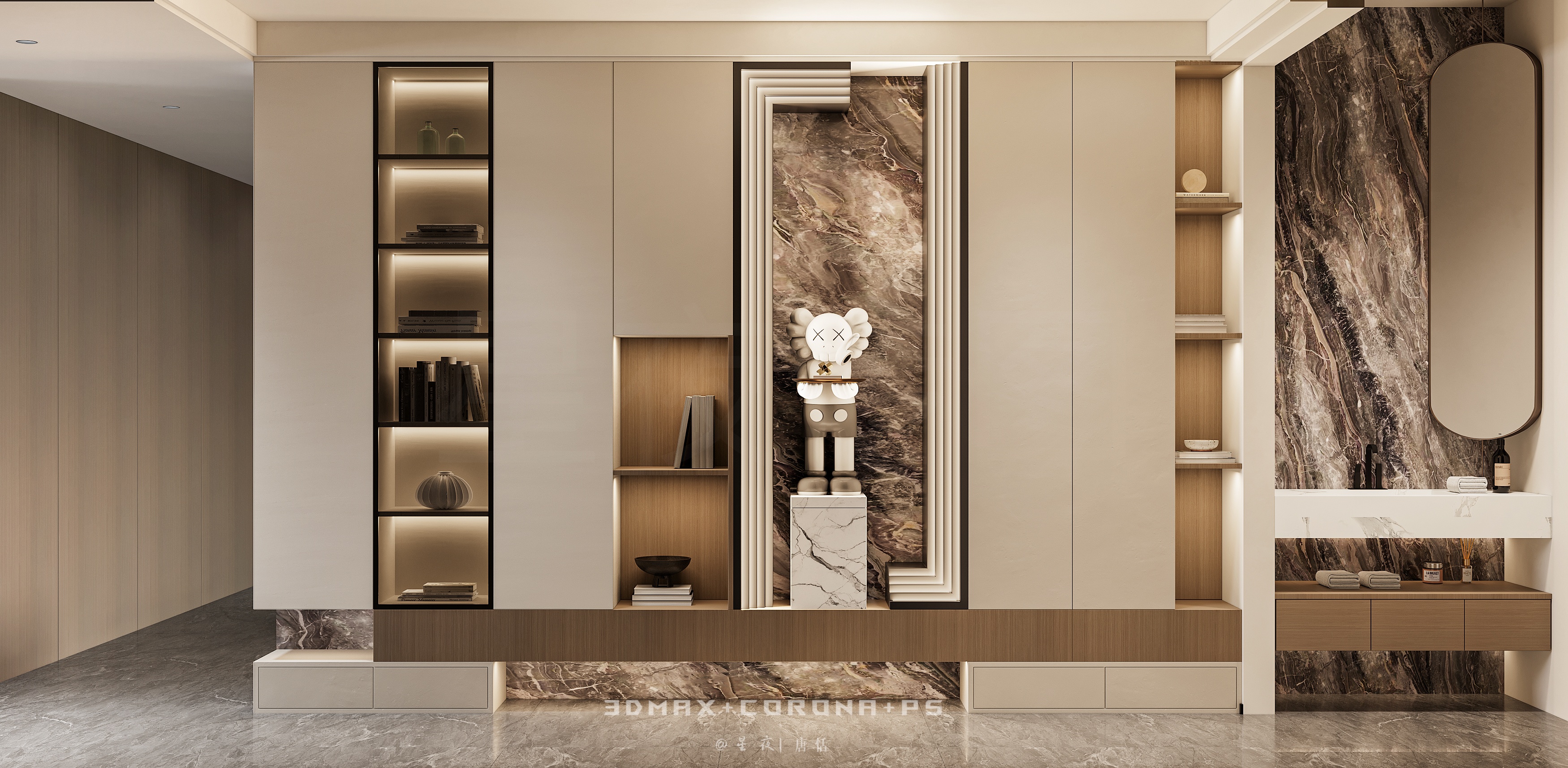 胡桃木映暖光 藏着时光故事的中古家-5