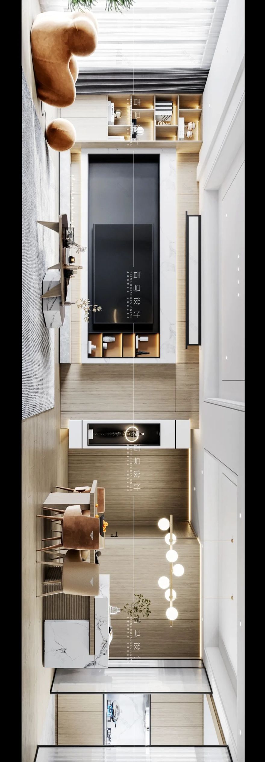 新兴玉园·现代纯粹生活表达丨青马别墅设计-23