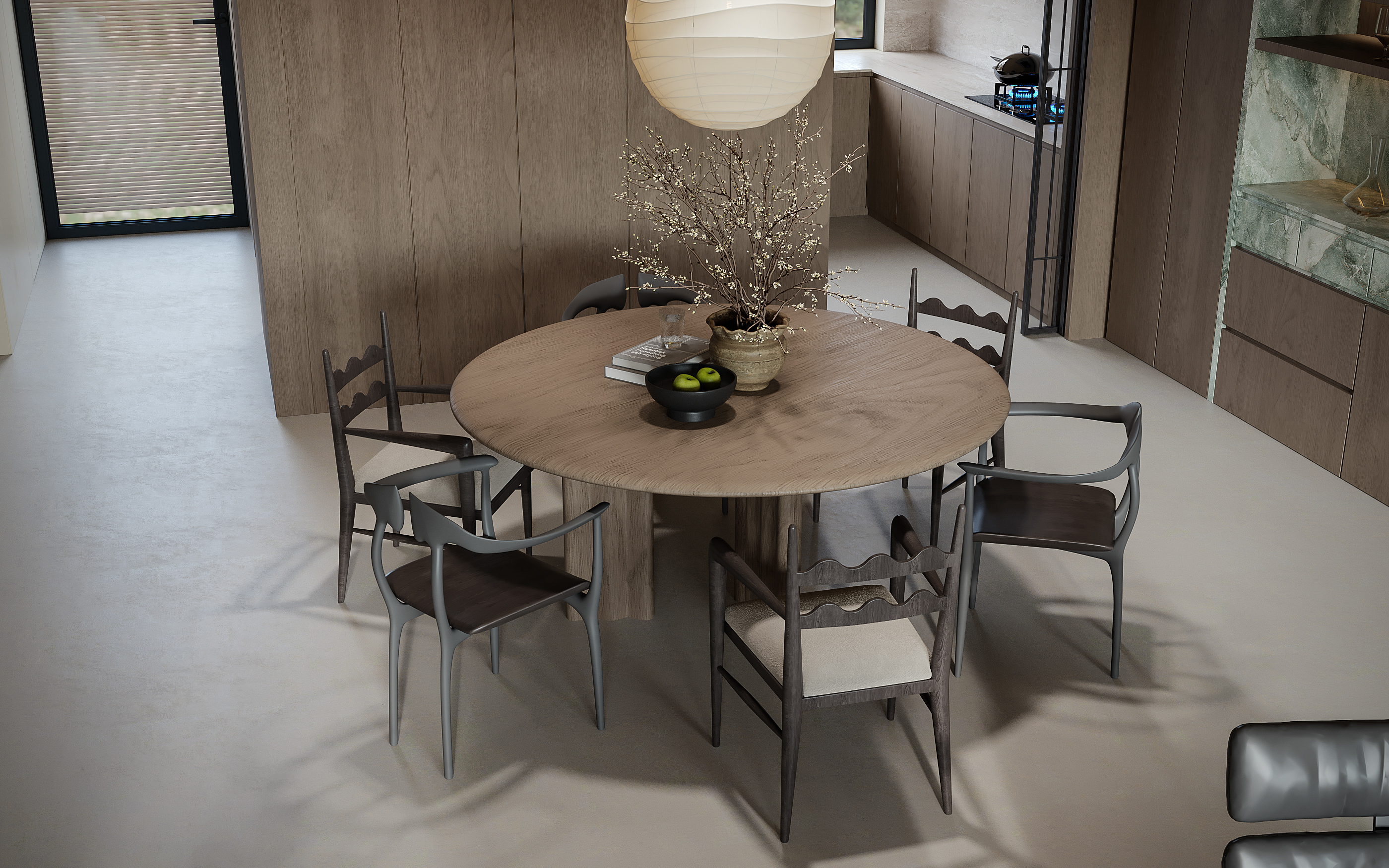 现代混搭风格效果图表现-12