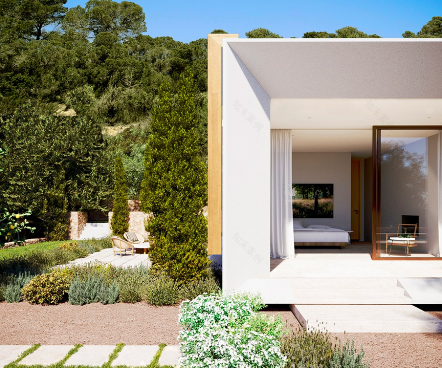 18 位建筑大师的伊维萨岛私人别墅设计,自然融入奢华-67