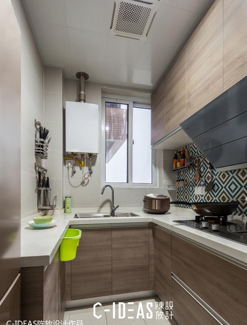 武汉陈放设计丨平层丨邻家薄荷绿-37