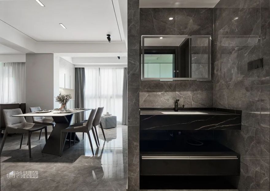 三堡南苑 126㎡现代风格家居设计丨浙江南鸿装饰-50