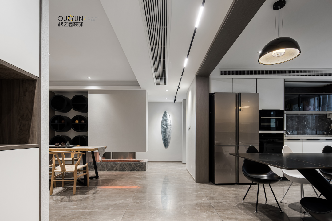 现代简约龙湖尚品140平空间设计丨中国常州丨意象QUZYUN|DSEIGN-9