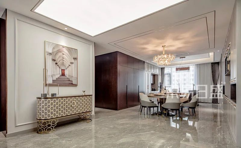 港式轻奢大平层设计-8