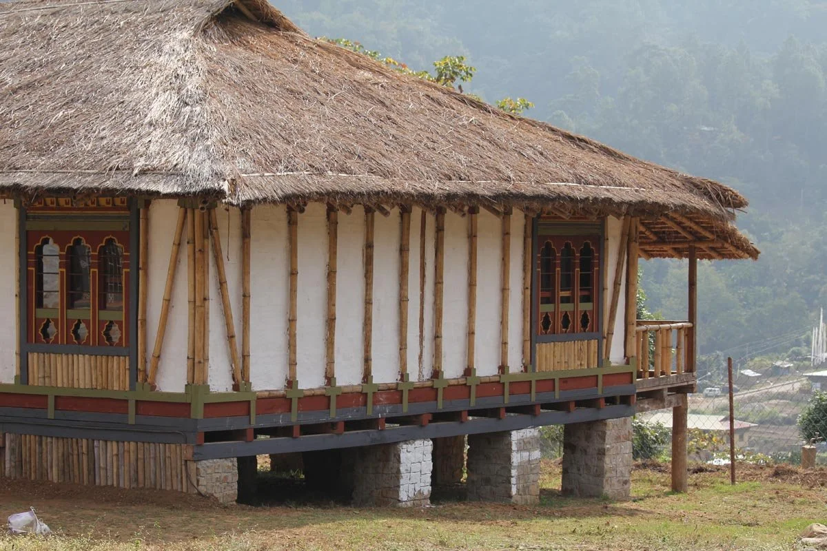 不丹总督府竹屋丨INBAR,ABARI-5