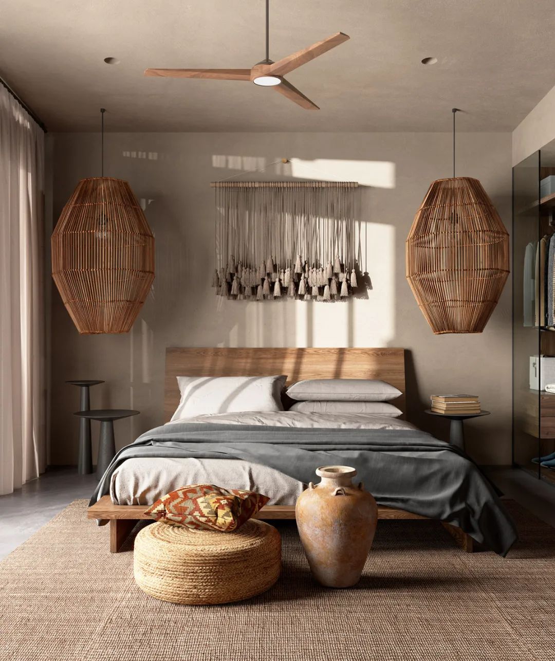 美式侘寂风餐厅设计丨YanaPrydalna-71