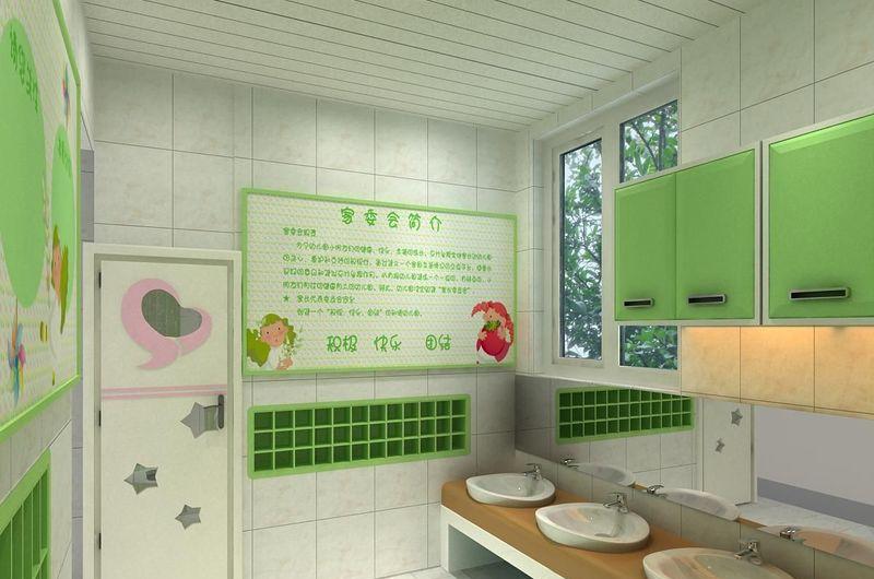 幼儿园盥洗室-2