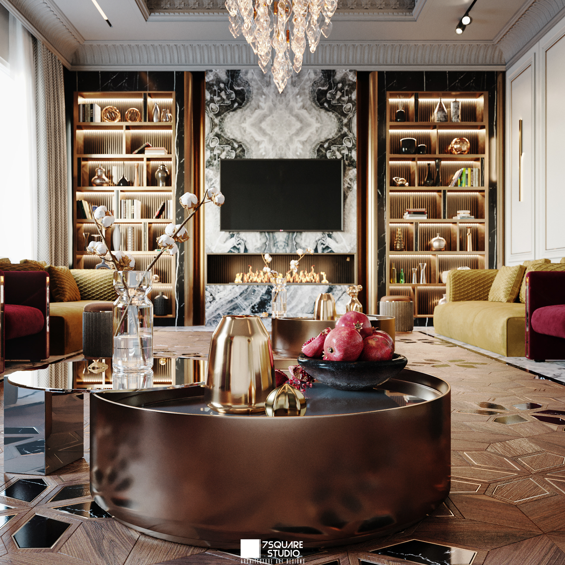 迪拜豪华会客厅丨阿联酋迪拜-8