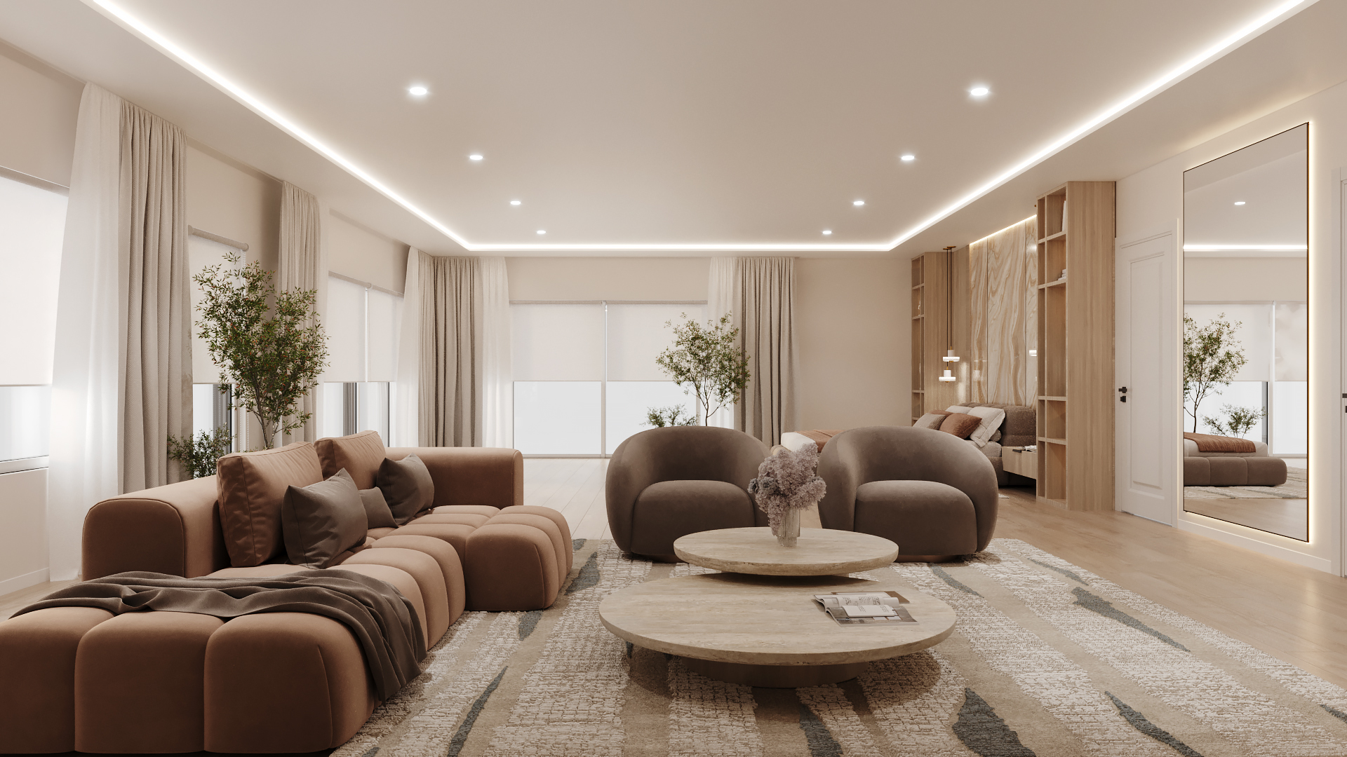 Master block. Interior design and 3d rendering-1