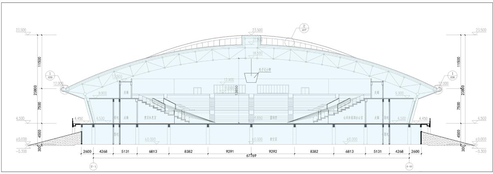 浙江师范大学行知学院综合体育中心丨中国浙江丨中国联合工程有限公司-115