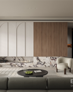 段峰  公园时光 230㎡中古风丨旗盛装饰