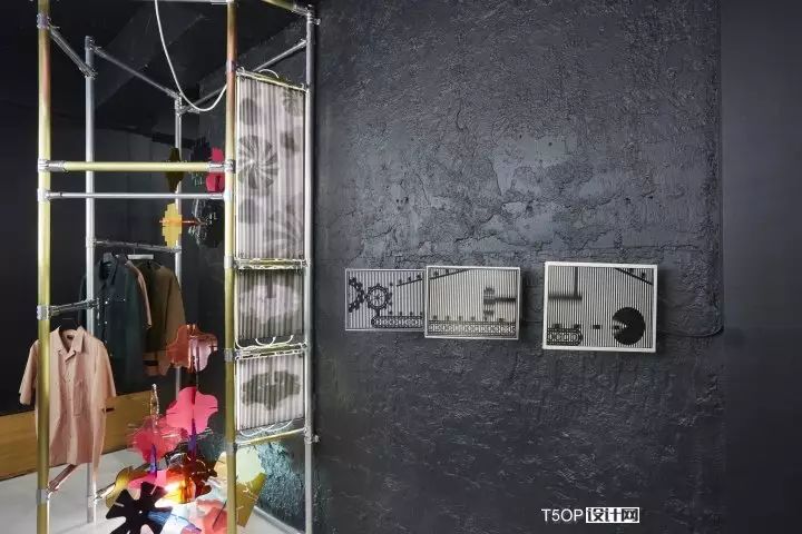 汉城Customellow黑色男装空间设计-7