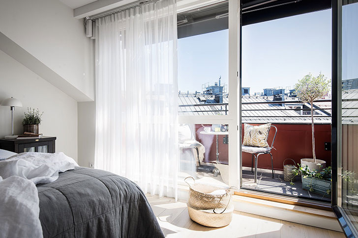 斯德哥尔摩顶层坡顶公寓，独特温馨的空间设计-22