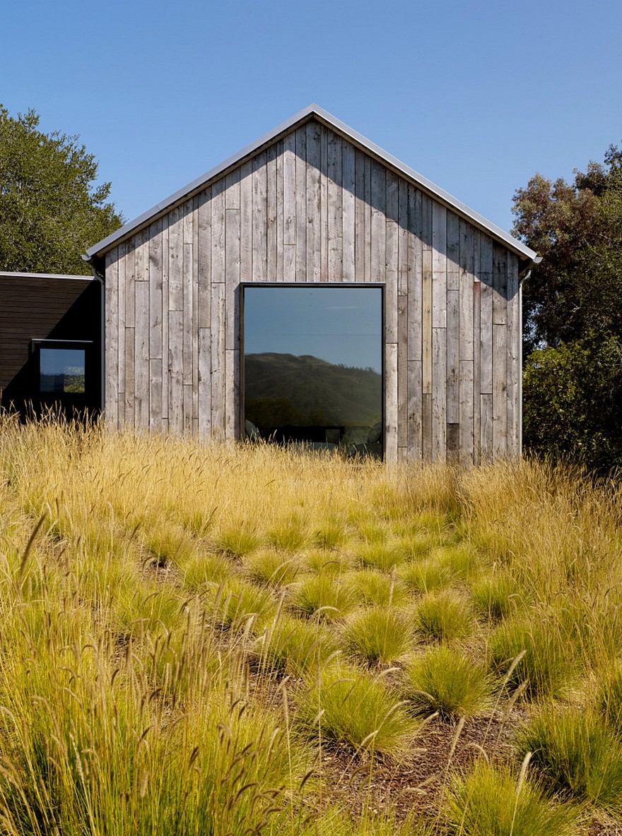 Portola Valley Barn Featuring a Rustic Exterior in Contrast with Contemporary Interior-24