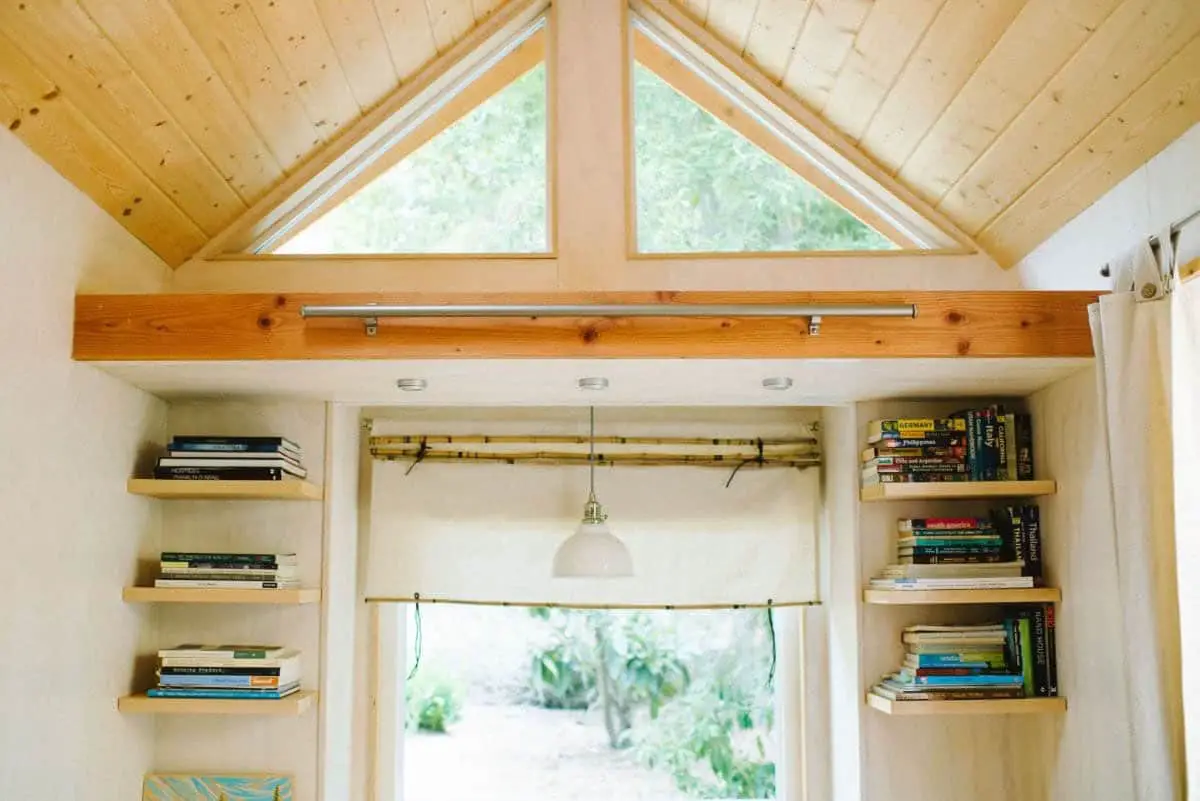 加州 Ojai 迷你木屋，13m²的自给自足舒适空间-14