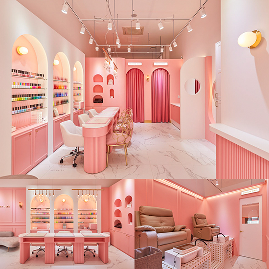 18 平粉色小店，甜美空间设计-1