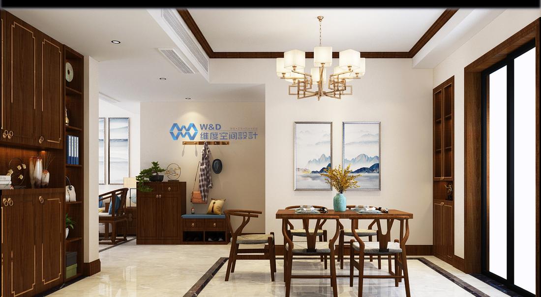 贾天峰丨平层丨
太和国建红郡洋房中式 -3