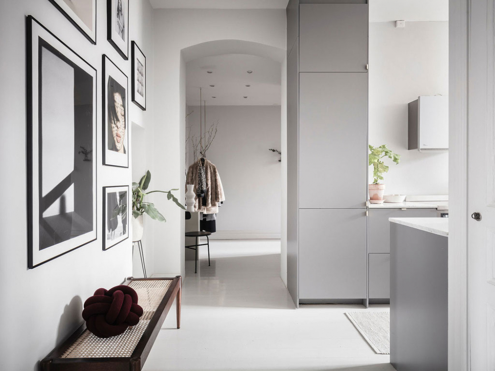 Gothenburg 魅力白公寓，女性化温馨设计-9