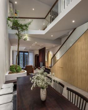 越南 NGỌC 家庭住宅 | 多层次空间与隐私兼顾