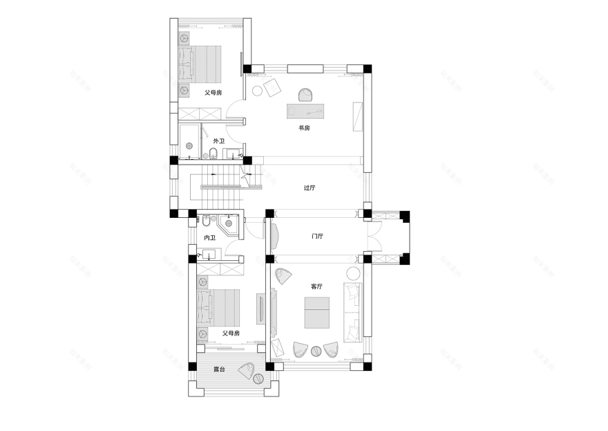 亿城装饰 · 兴化温泉公馆简约繁复空间艺术-10