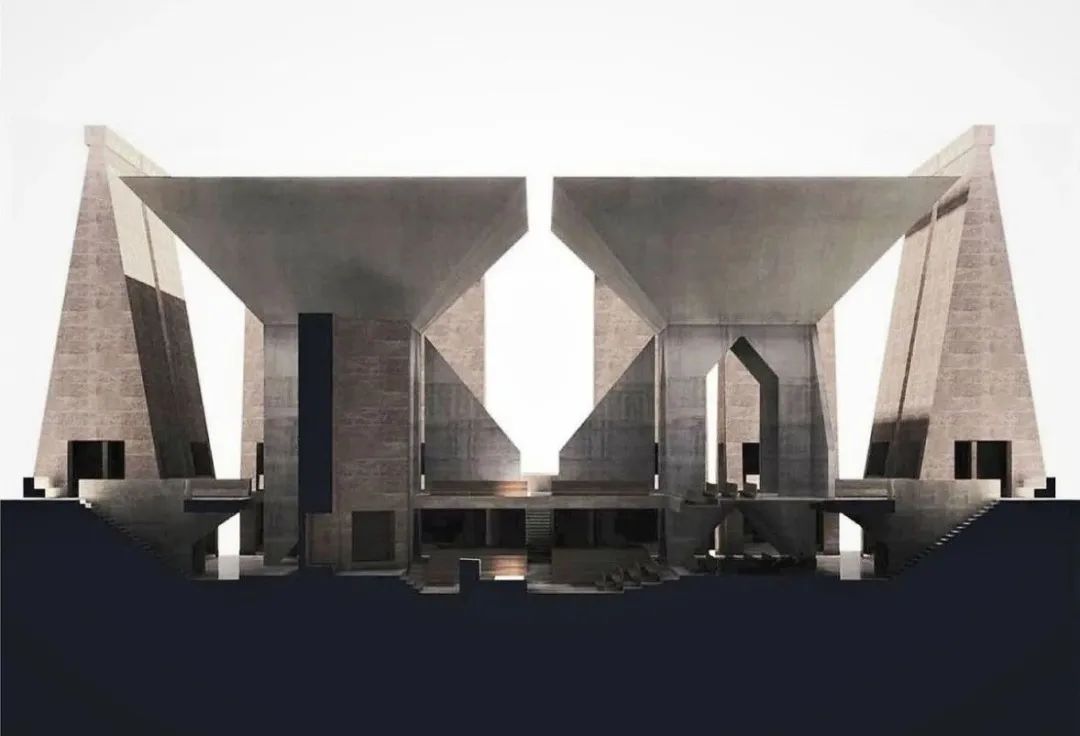 未竟之作 · 现代建筑大师的遗珠丨法国尼斯丨路易斯·康,密斯·凡德罗,弗兰克·劳埃德·赖特,勒·柯布西耶-7