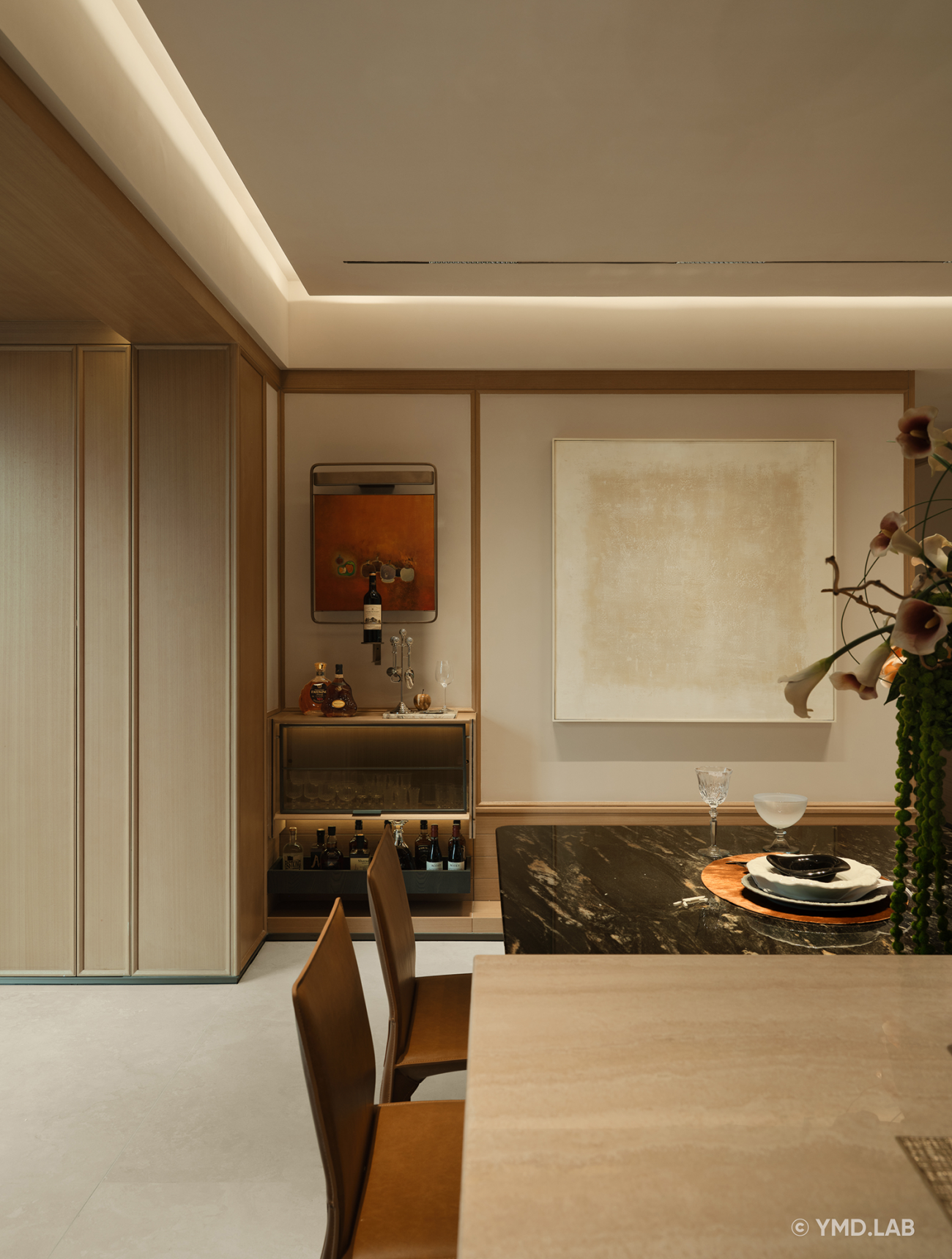 岳蒙设计 | 粤东润溪花园样板间-10