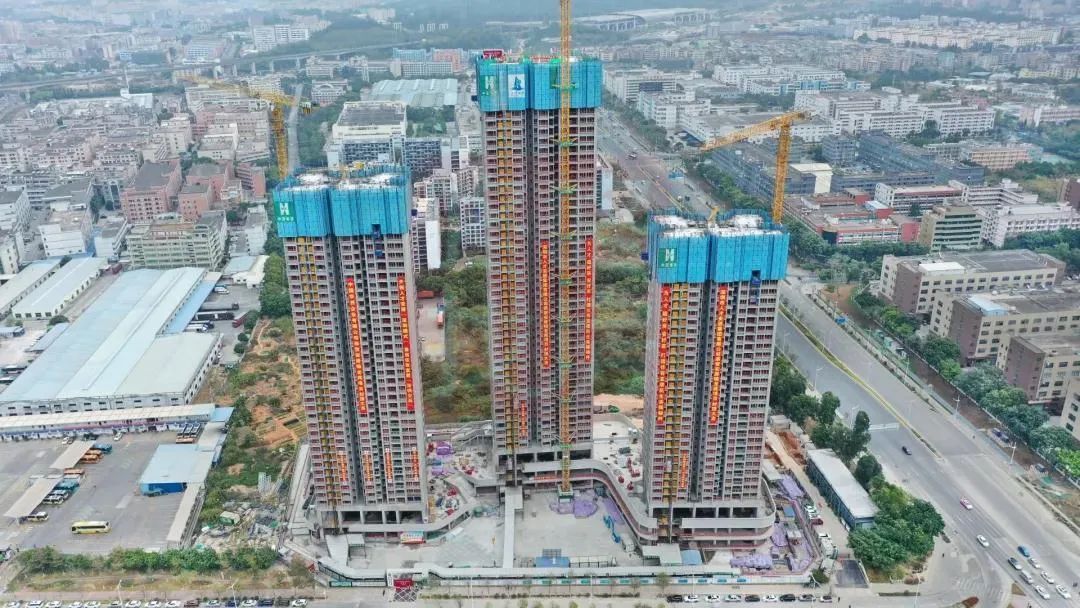 星光不负赶路人 | 晶宫装饰深圳市龙岗区安居房项目封顶-0