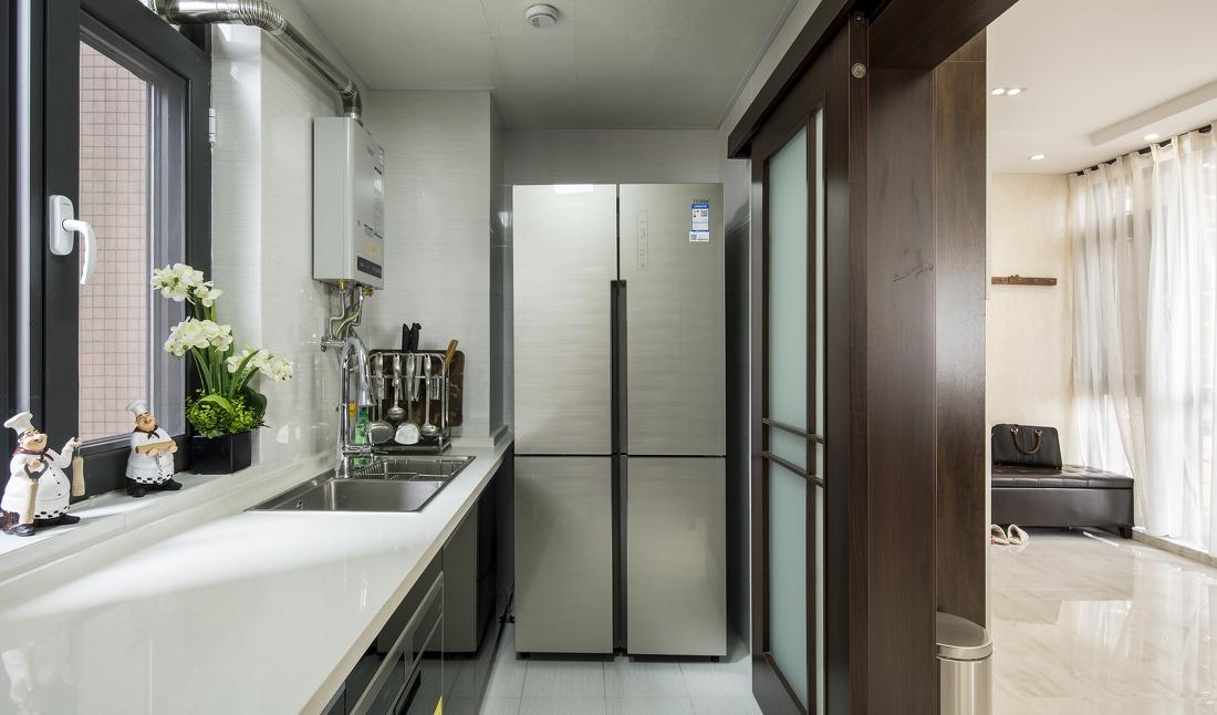 成都业之峰装饰 | 现代简约风格打造通透美湖平层-29