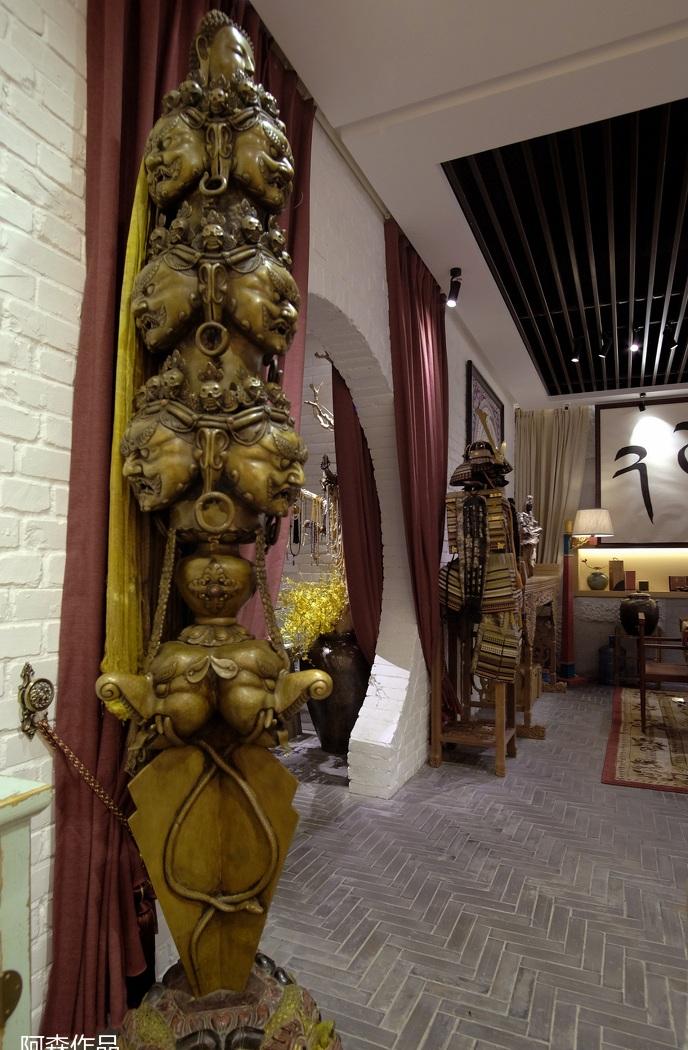 民宿设计师阿森丨重庆七隆藏传文玩会所-20