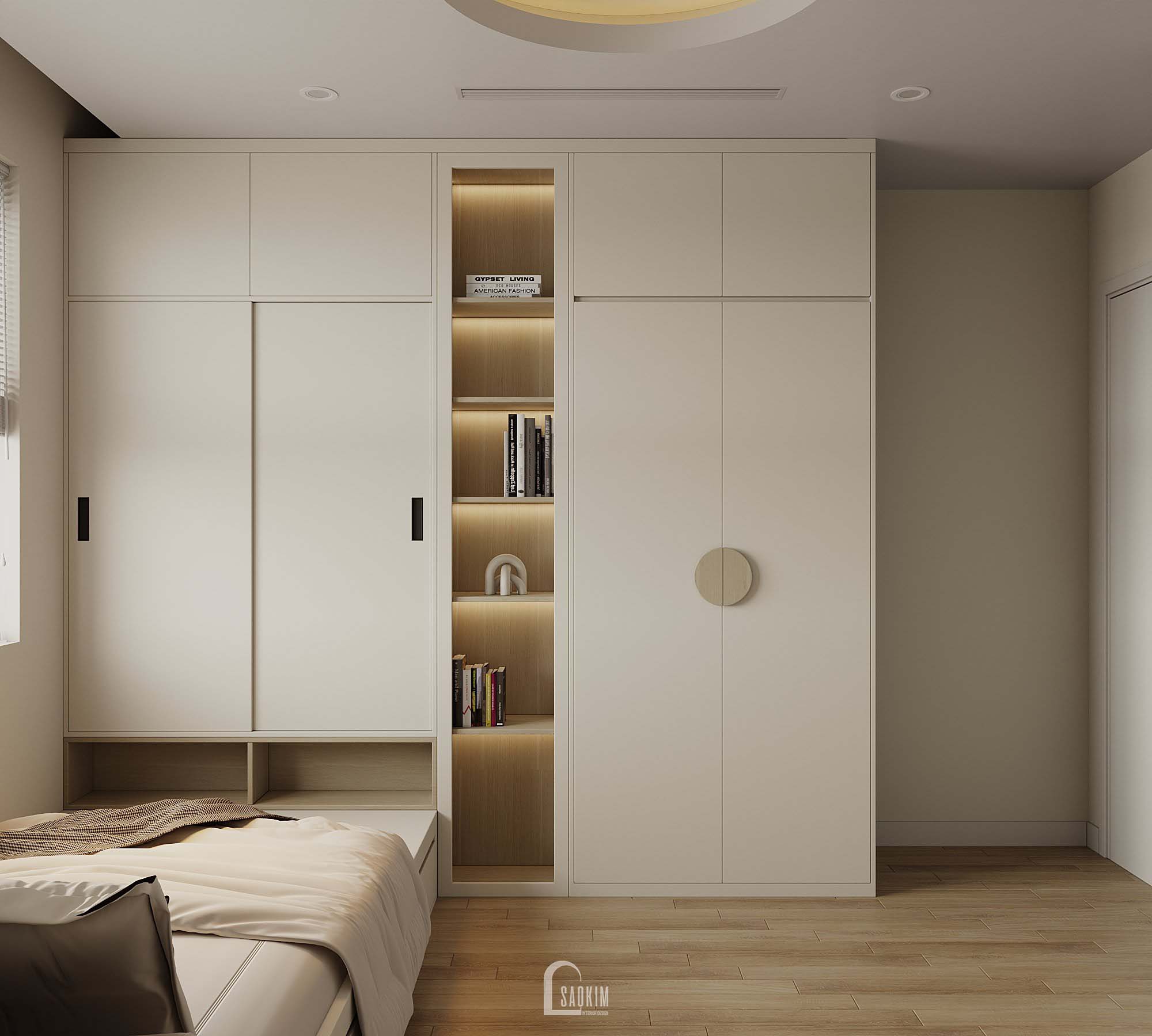 Apartment Design Japandi Style - HaNoi Paragon Project-30