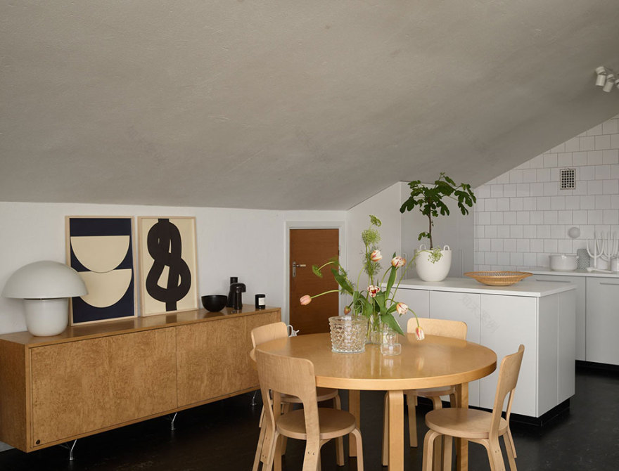 斯德哥尔摩郊区的顶楼公寓-10