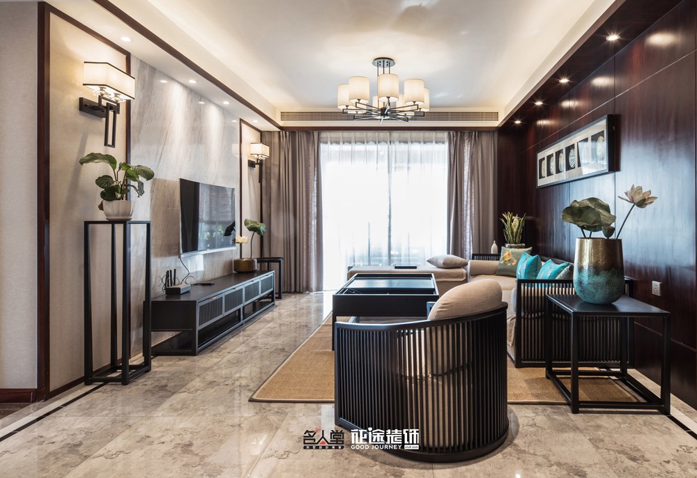 素年锦时，岁月静好——合肥180㎡新中式住宅  名人堂-征途装饰-9