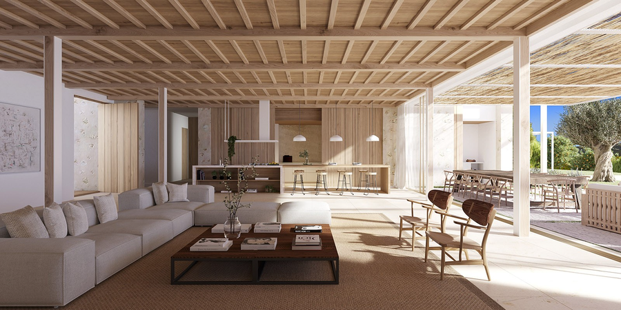 18 位建筑大师的伊维萨岛私人别墅设计,自然融入奢华-47