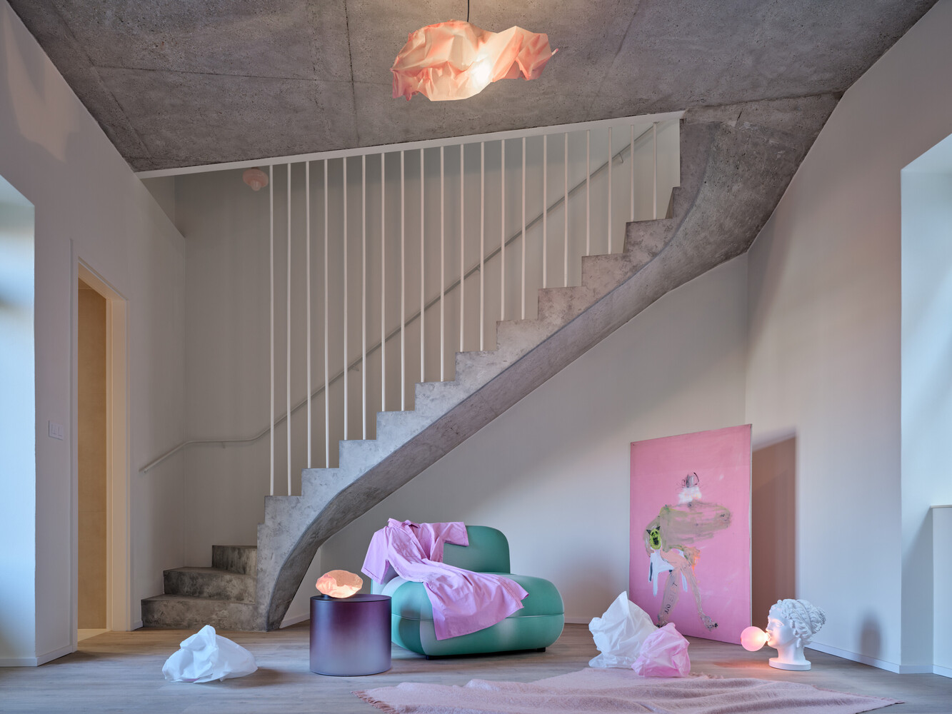 尊重原貌现代复兴为庭院式画廊注入活力的公寓楼设计丨意大利布拉丨戈者设计,Plus One Architects工作室-16