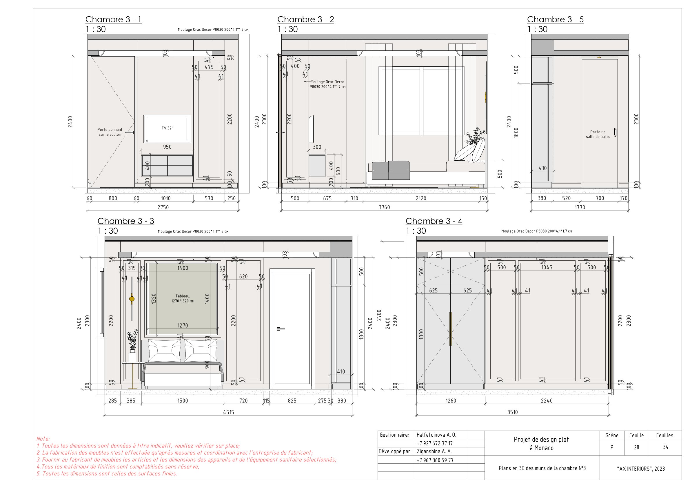 Working documentation of Monaco apartment-27