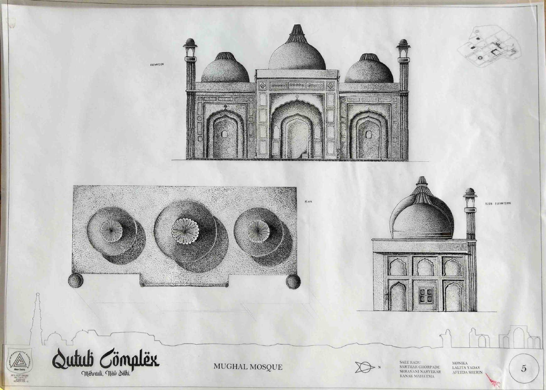 Measured Drawing & Documentation | Qutub Complex, Delhi-5