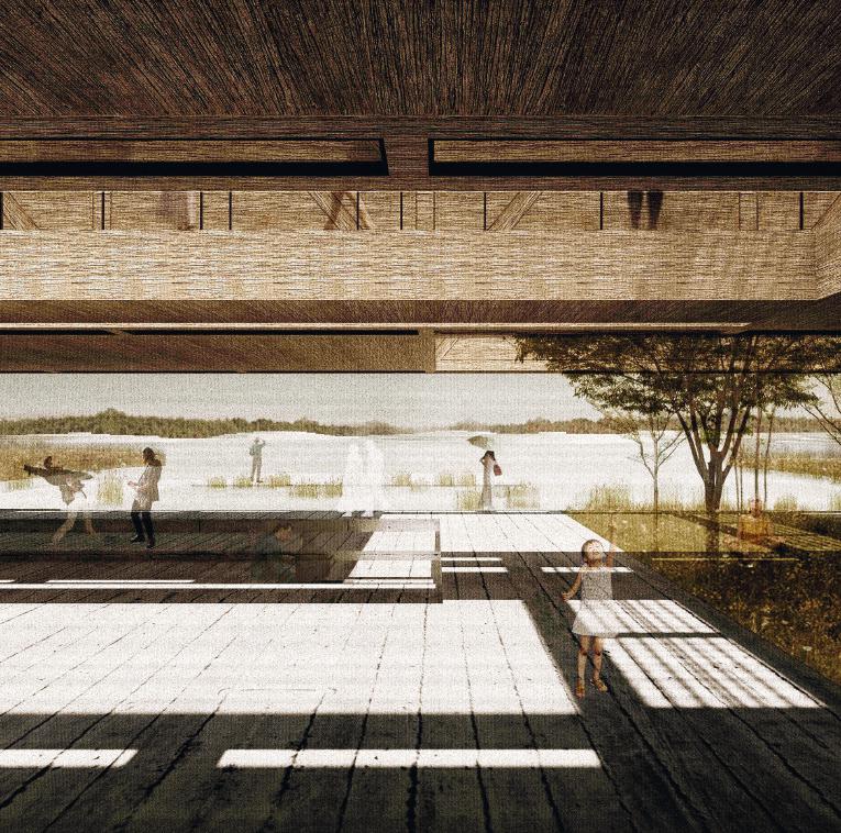 济南小清河湿地露营建筑设计-3