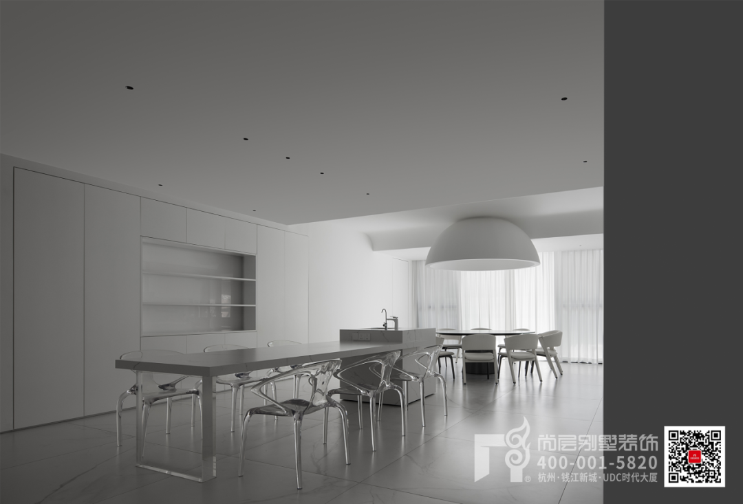 1030㎡现代简约·解构主义与留白美学的空间叙事-31