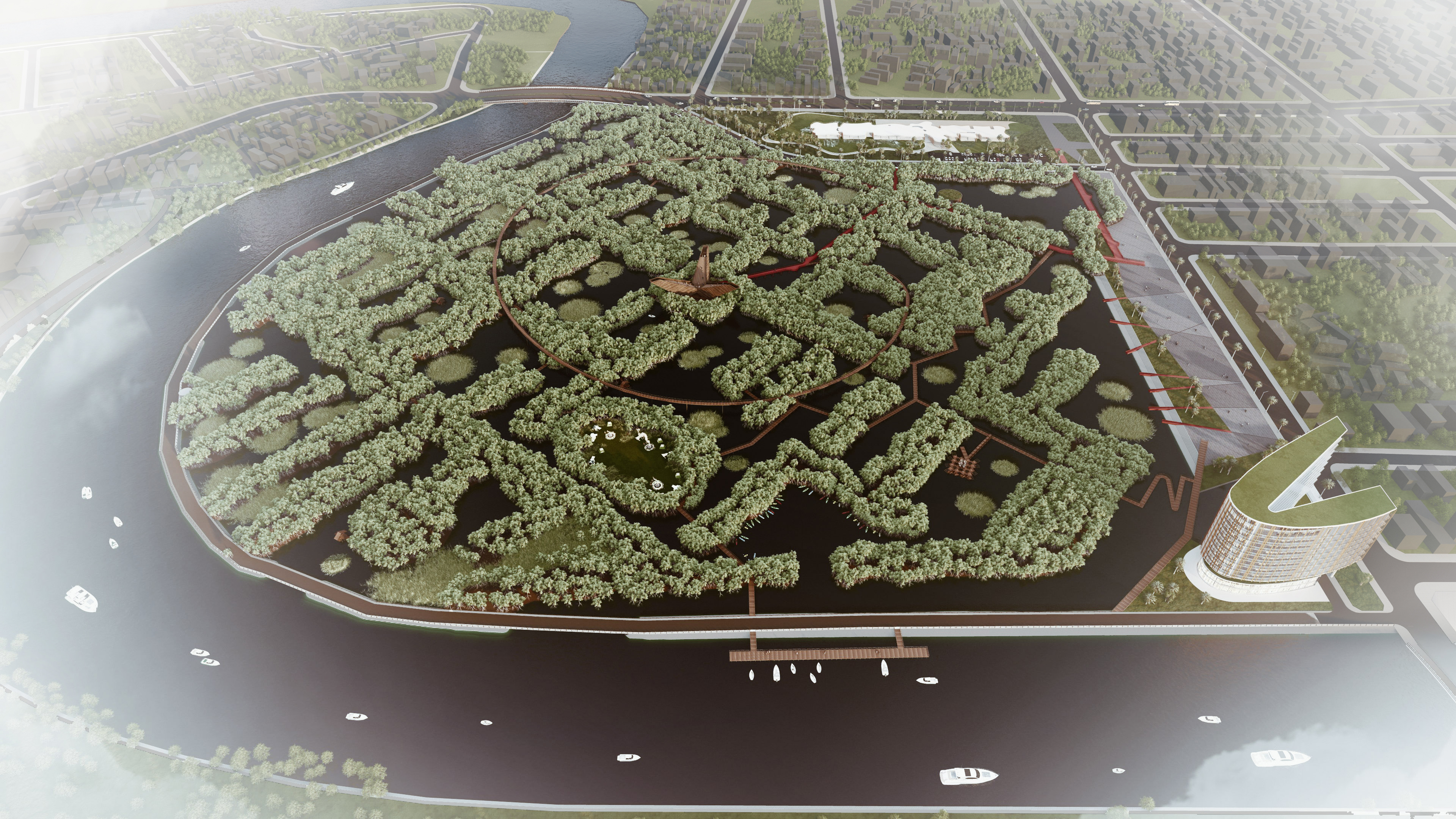 富海红树林生态公园丨越南丨INFINITIVE ARCHITECTURE-16