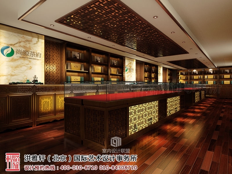 盐城尚源茶府新中式装修案例 高端精致古韵芳华-25