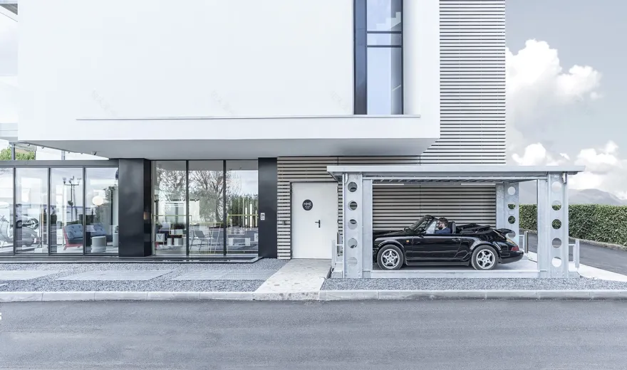 意大利湖畔酒店智能停车设计-13