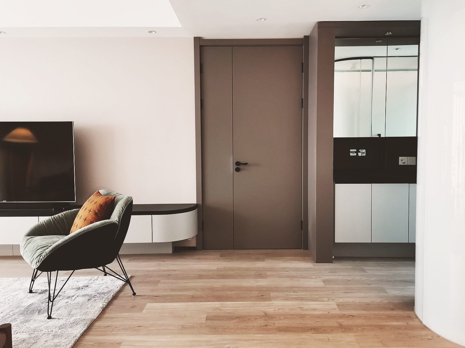 82㎡两居室打造高级质感,科技炫酷的现代北欧风之家-35