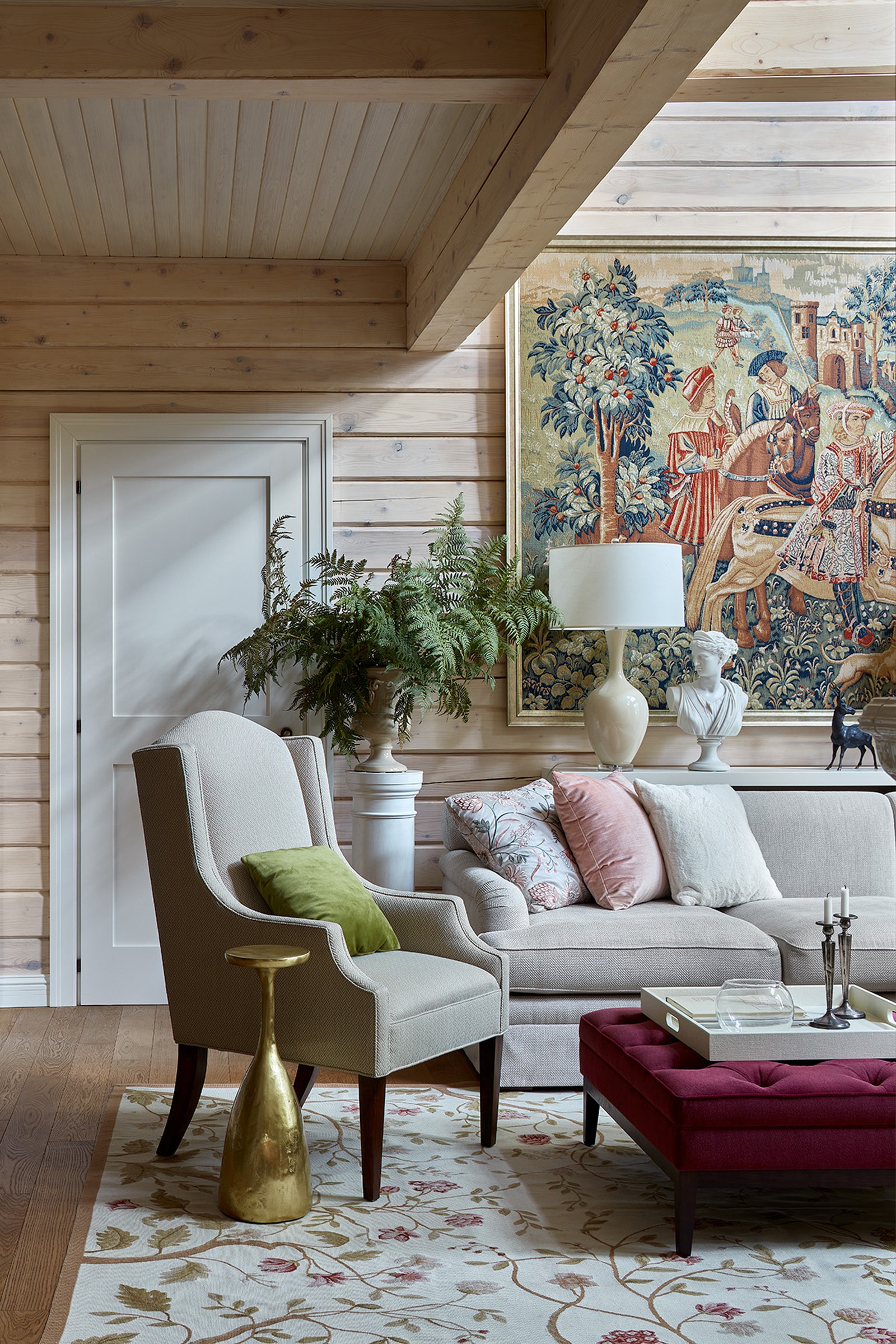 莫斯科郊区300㎡住宅室内更新项目丨俄罗斯莫斯科丨叶莲娜·恰布罗娃（Елена Чаброва）-15